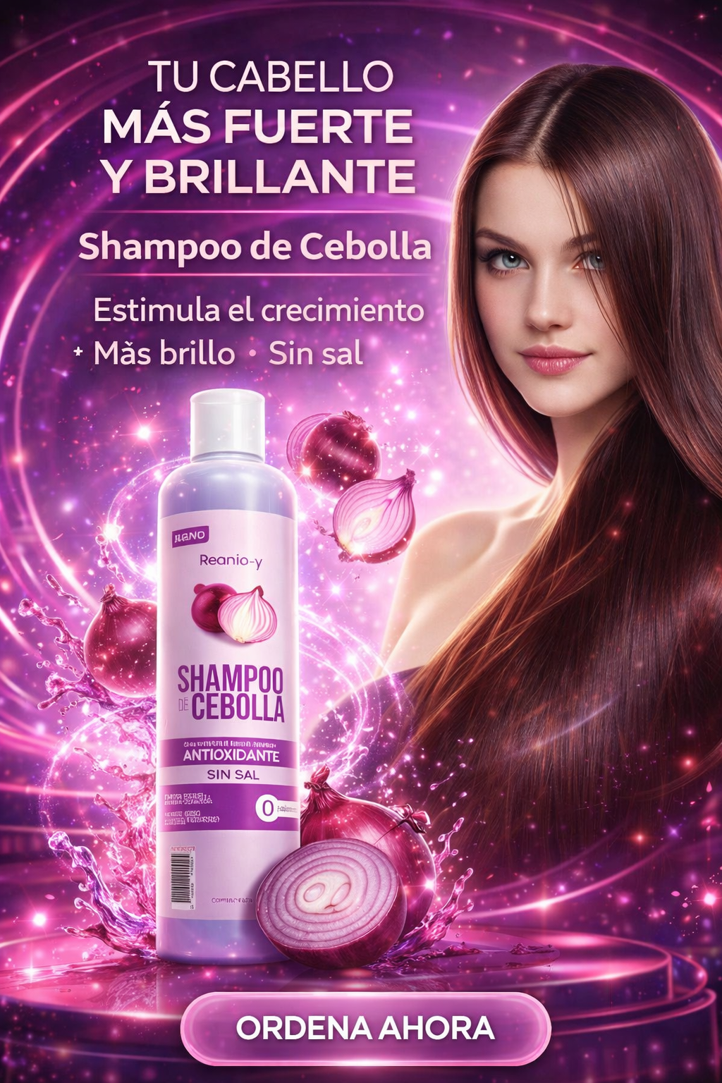 Shampoo De Cebolla Alopecia Crecimiento