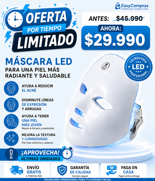 Máscaras de terapia LED