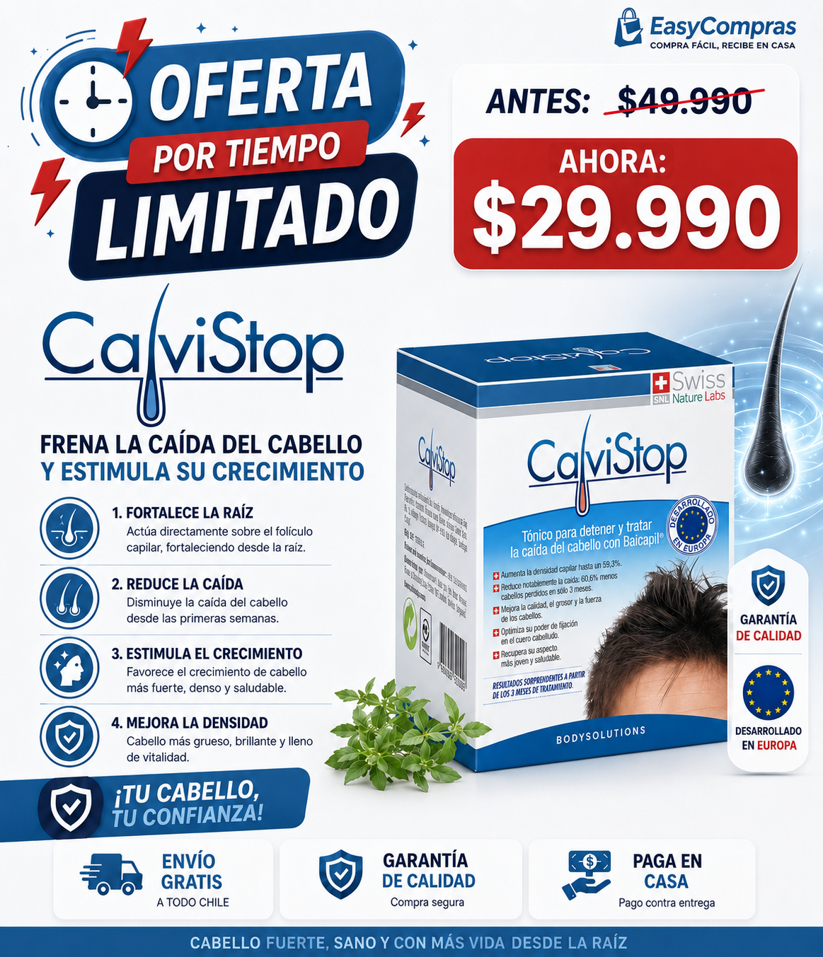 Calvistop Tónico Anti-Caída
