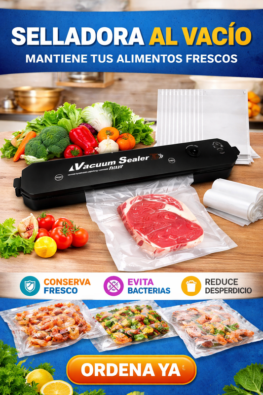 Selladora Al Vacio + 10 Bolsas