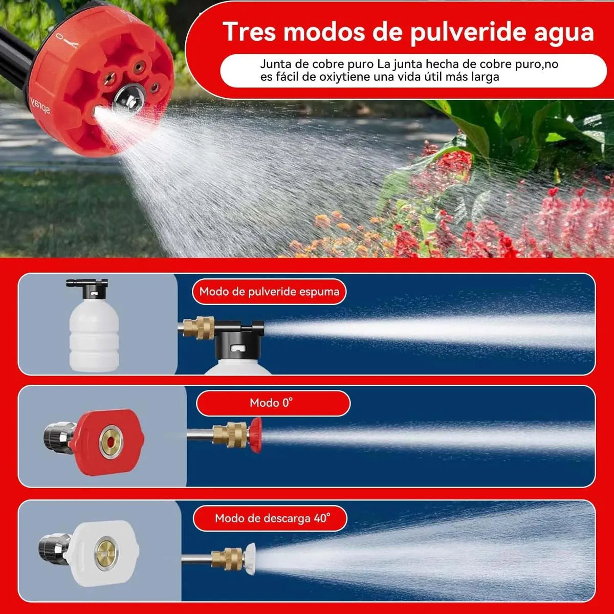 HIDROLAVADORA PORTATIL CON BATERIA