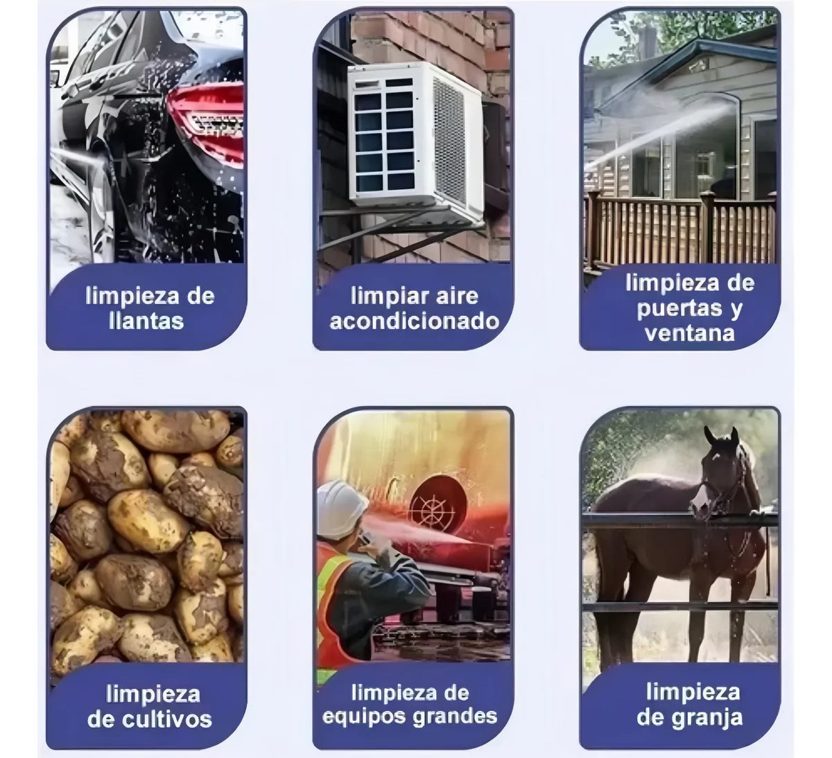 HIDROLAVADORA PORTATIL CON BATERIA