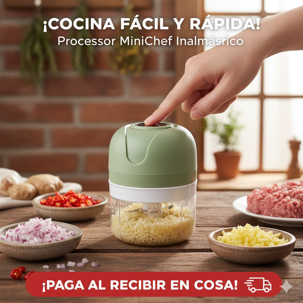 Picadora y Cortadora de Alimentos Eléctr